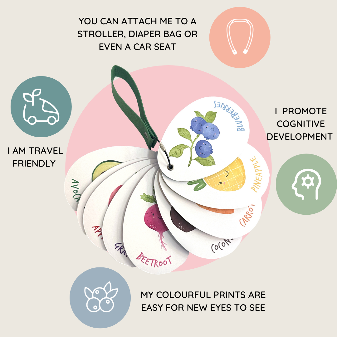 Travel Fruits Milestone Plaques