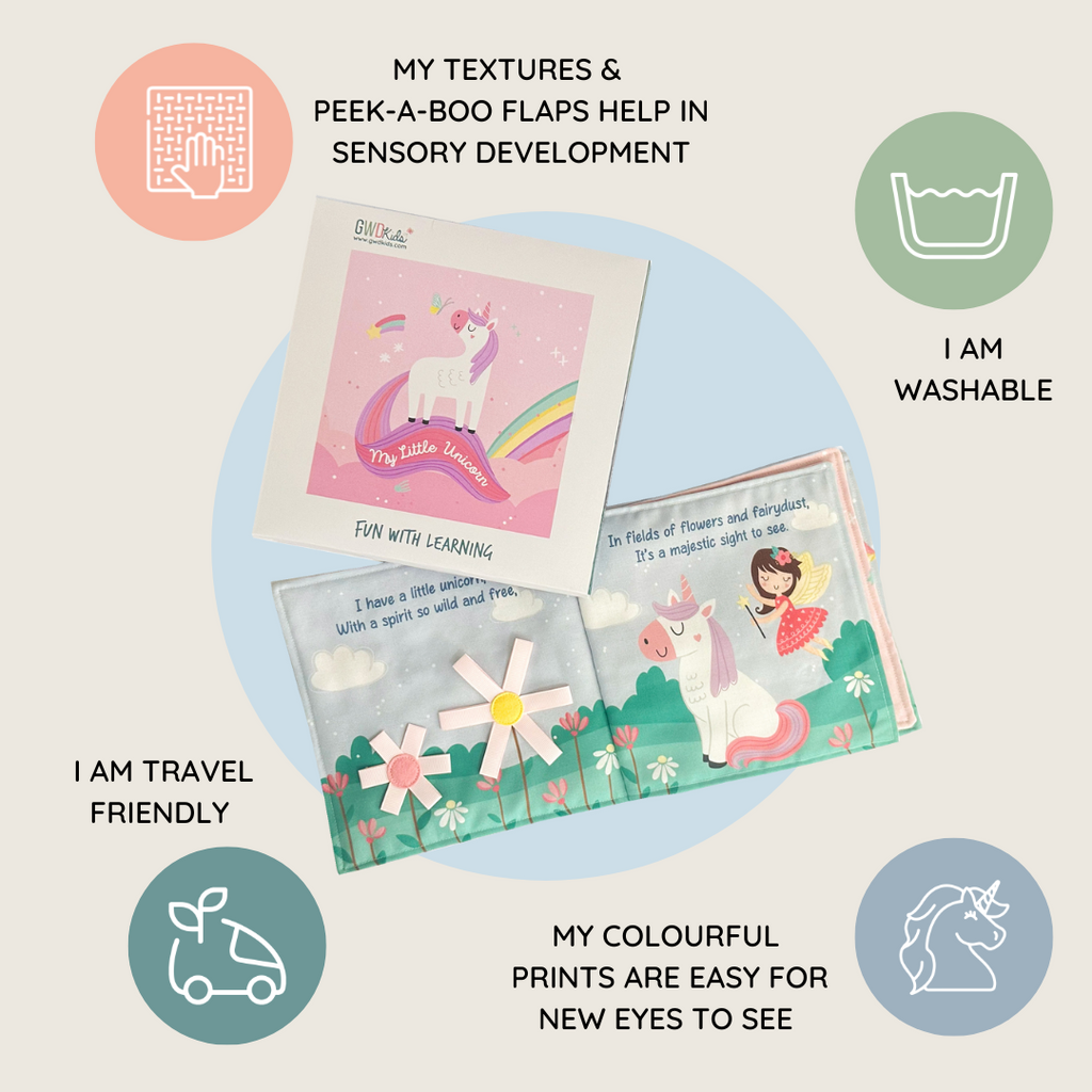 Little Unicorn Soft Book