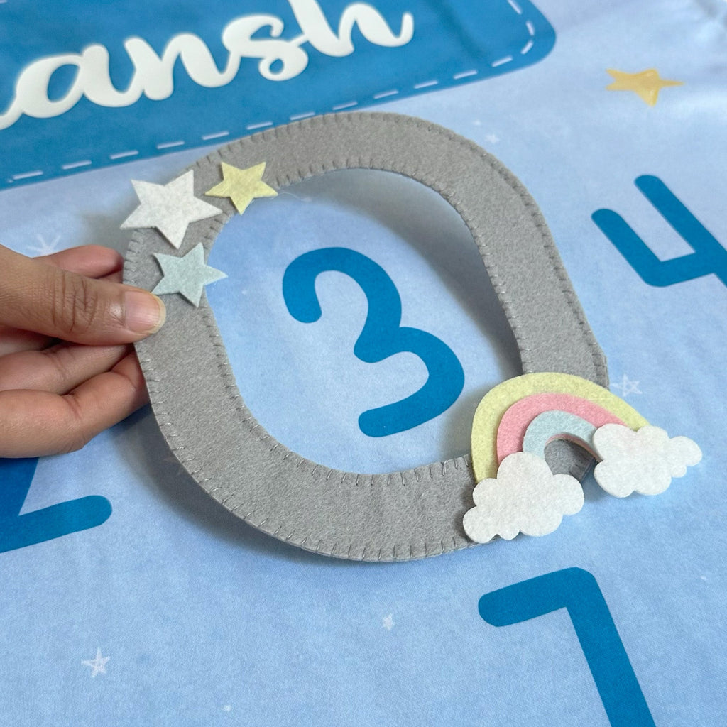 Sweet Dreams Milestone Blanket