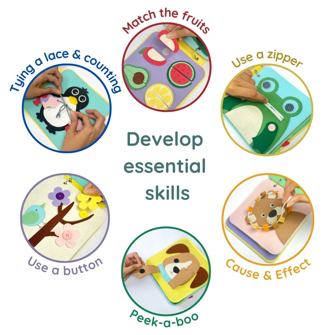 Montessori Sensory Soft Book