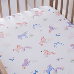 Unicorn Bows Bedding 3pc