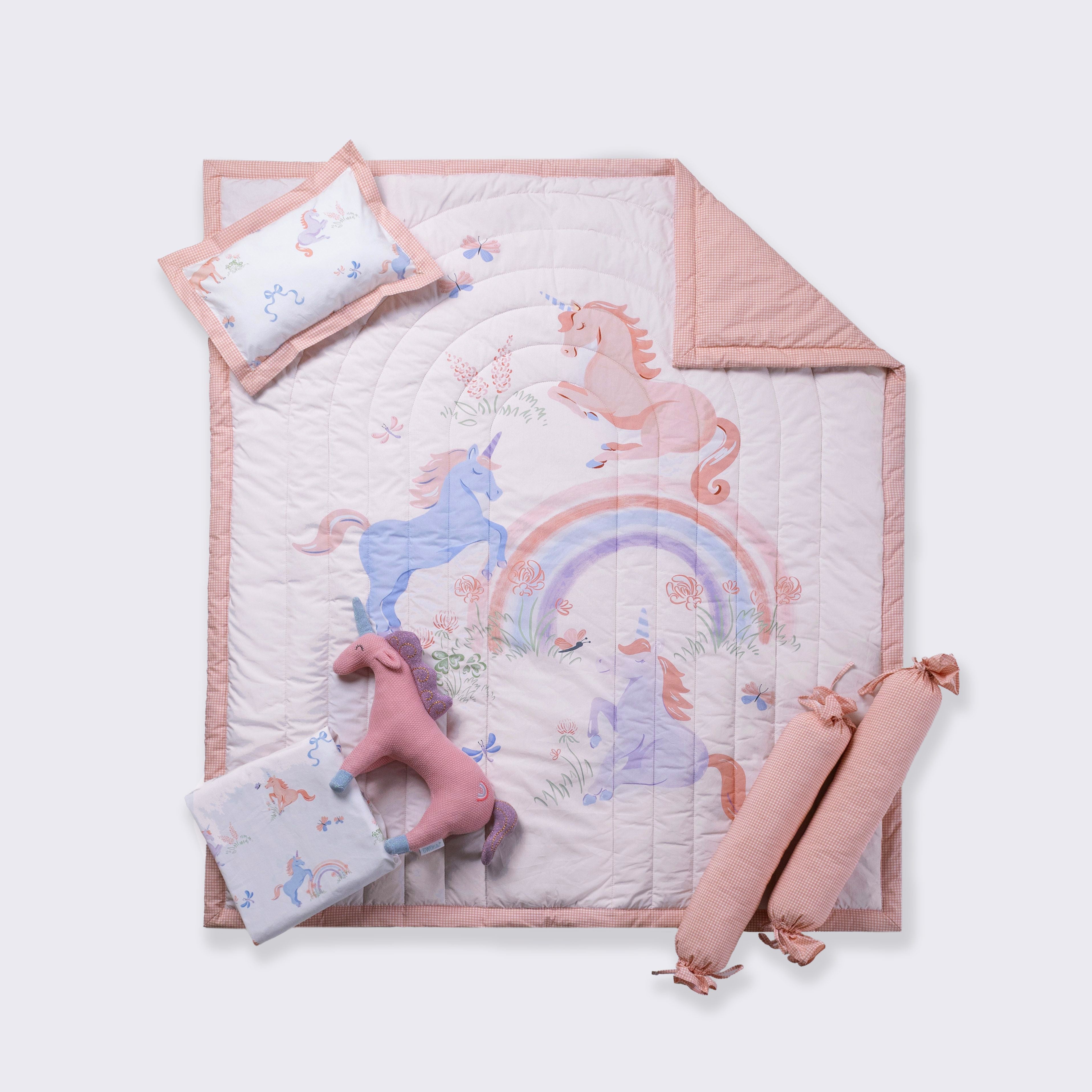 Unicorn Bows Bedding 5pc