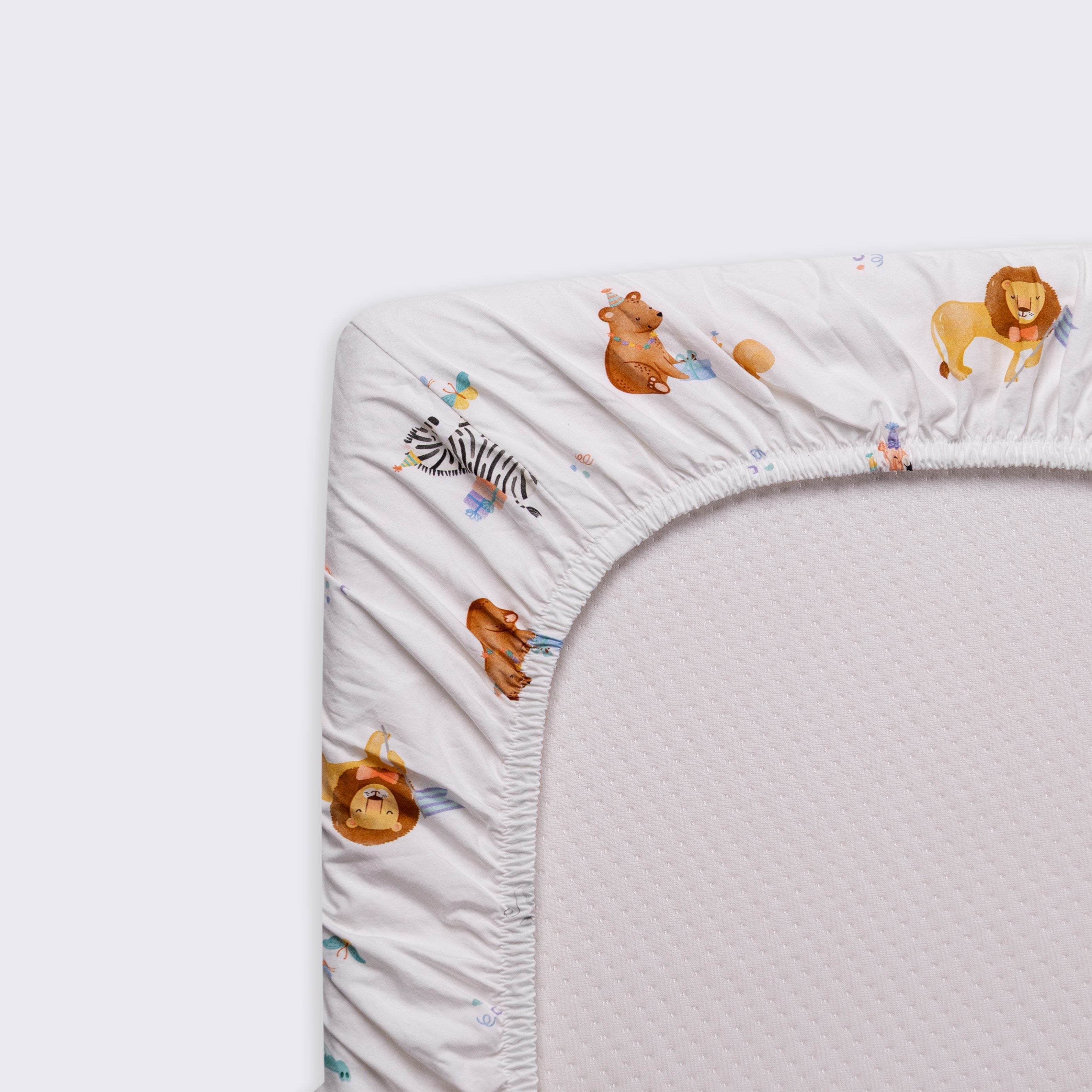 Party Animals Fitted Sheet