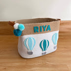 Blue Hot Air Basket