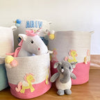 Little Unicorn Pink Basket