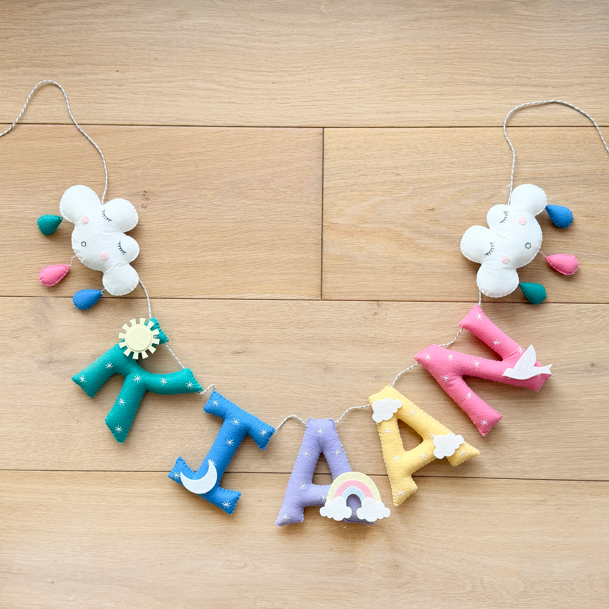 Rainbow Skies Garland