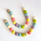 Multicolour Felt Curtain Ties