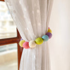 Multicolour Felt Curtain Ties