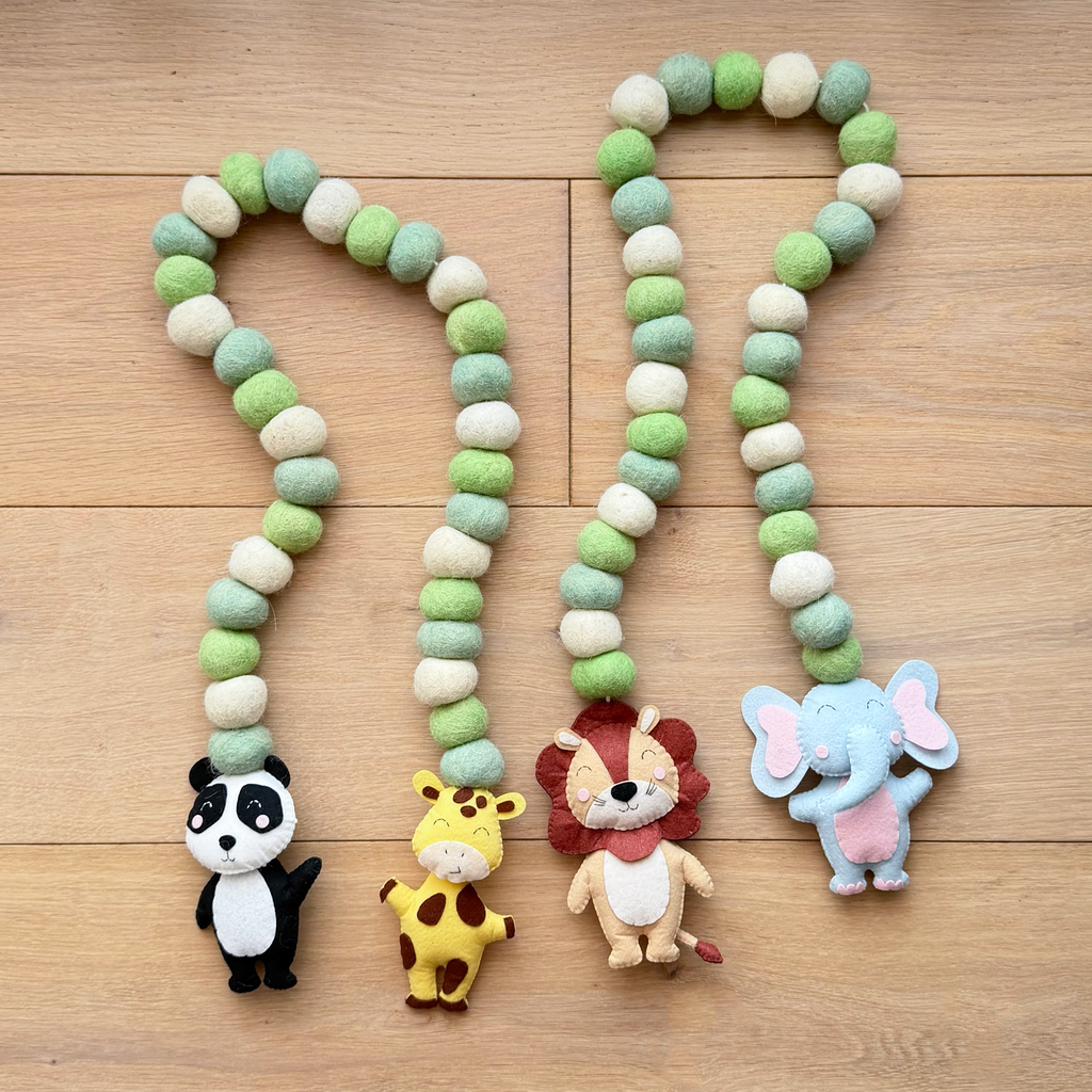 Safari Animals Curtain Ties