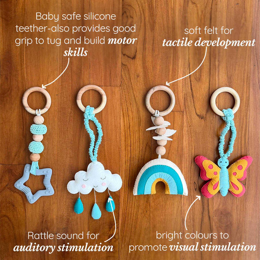 Blue Butterflies Play Gym