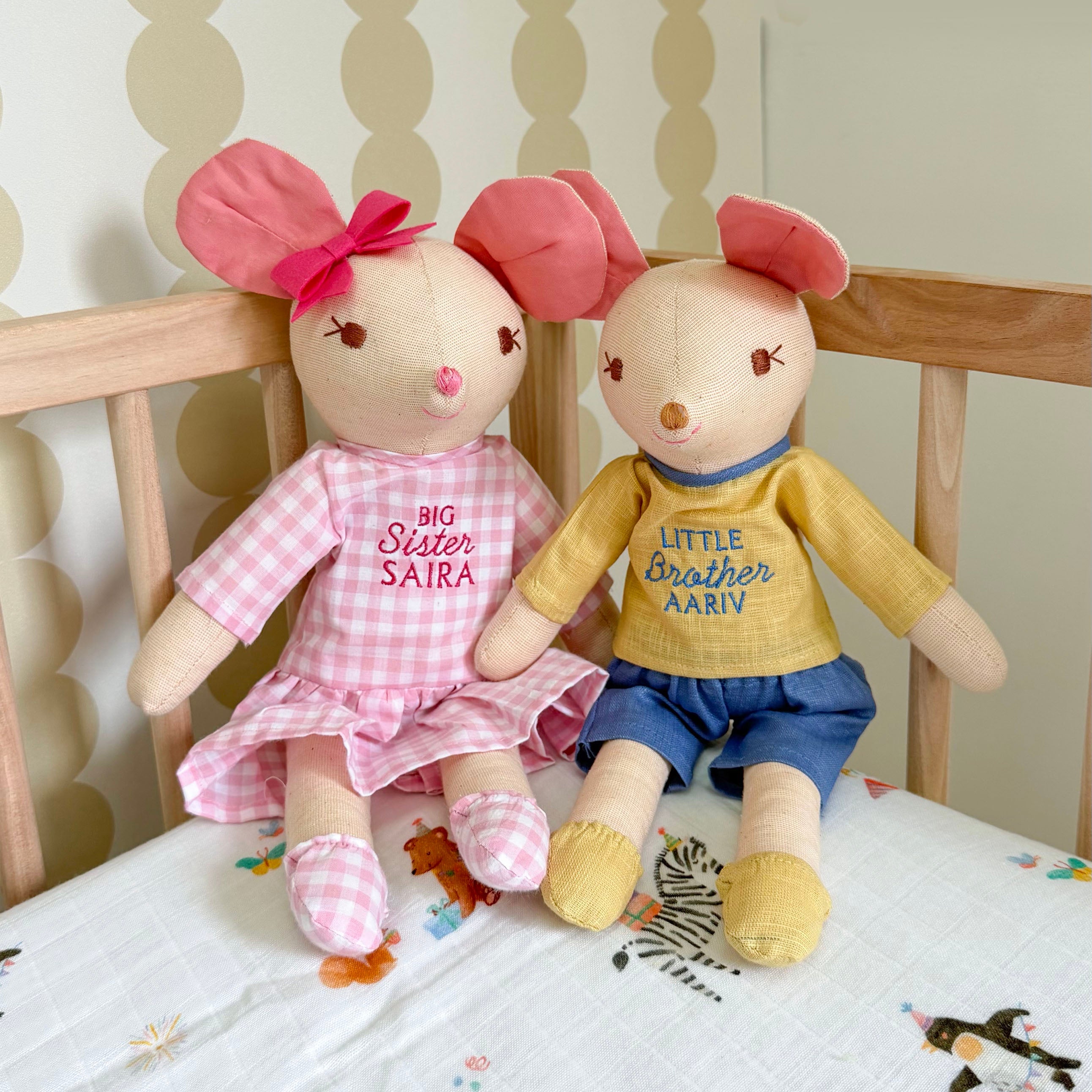 Sibling Doll Pair