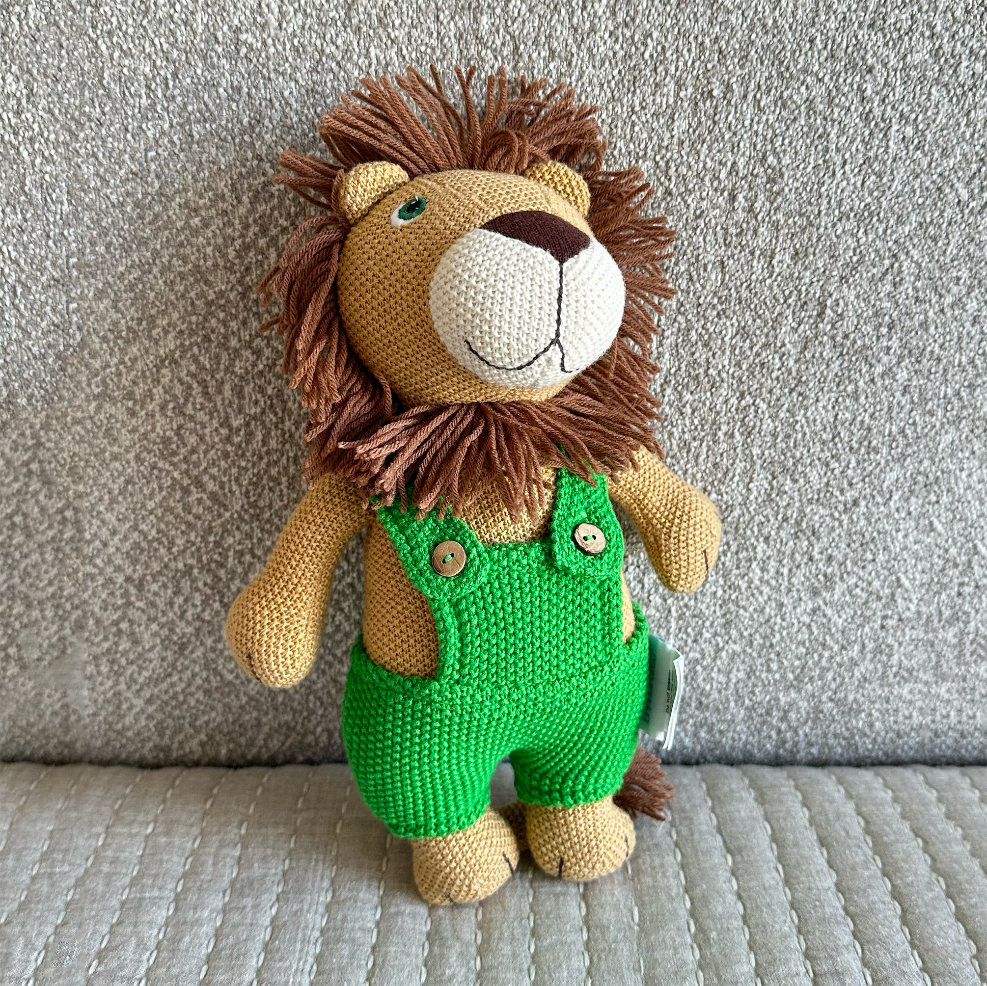 Lion Knitted Cotton Doll