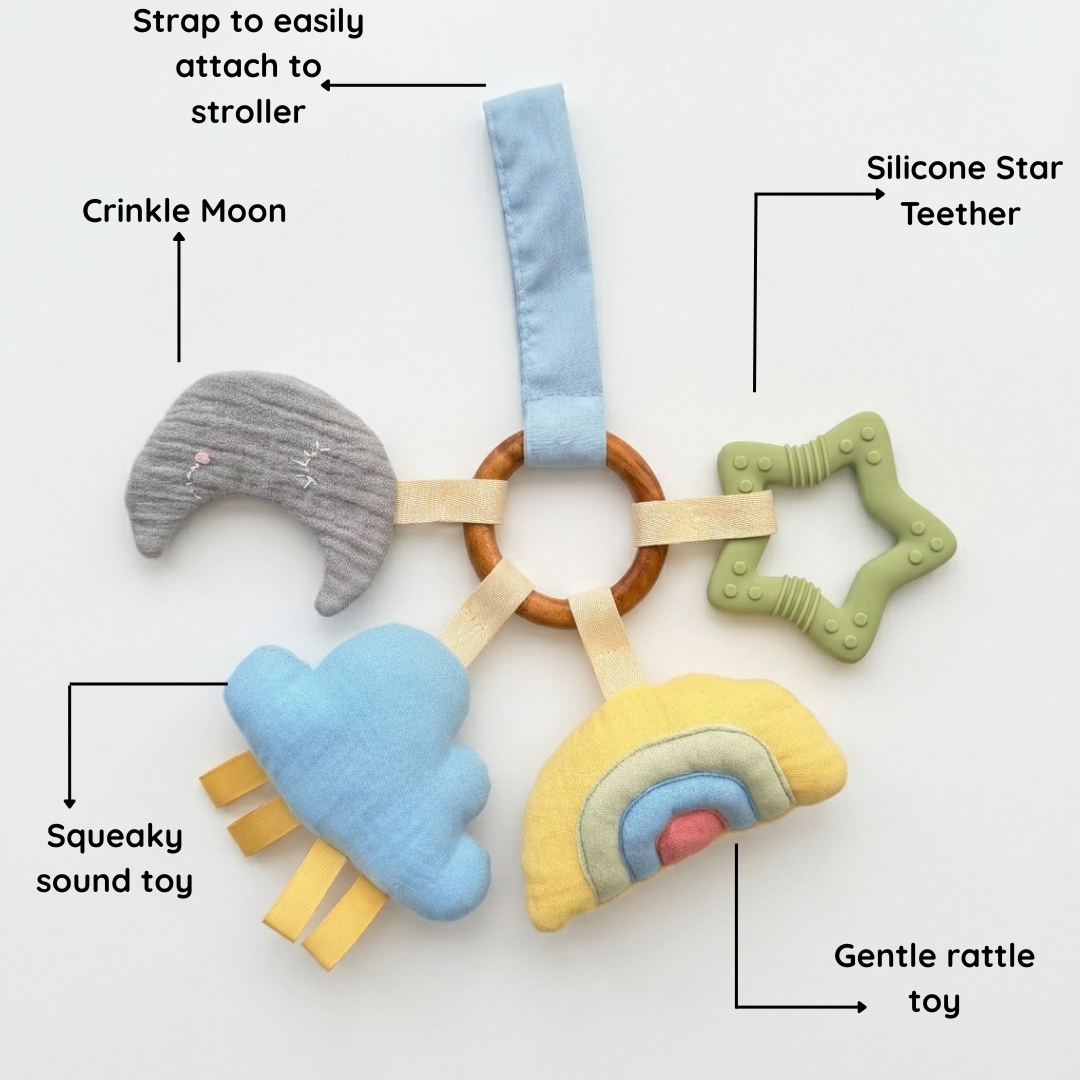 Sensory Toy Rainbow Teether