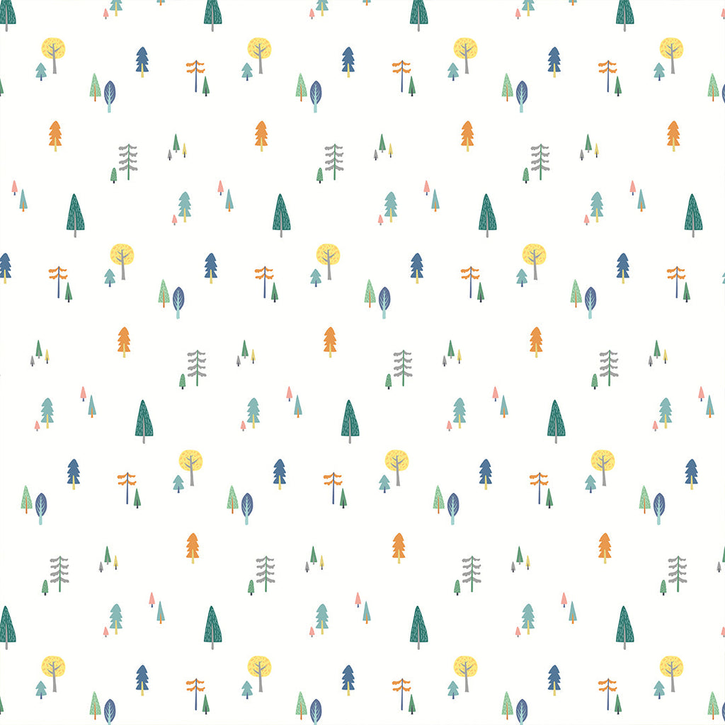 Woodland Trees Nursery Wallpaper