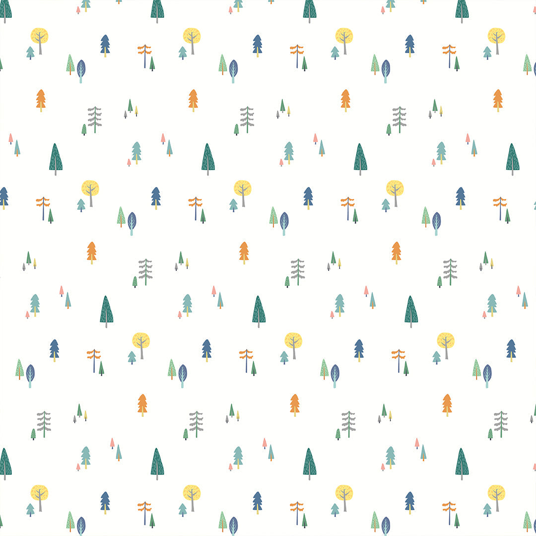 Woodland Trees Nursery Wallpaper