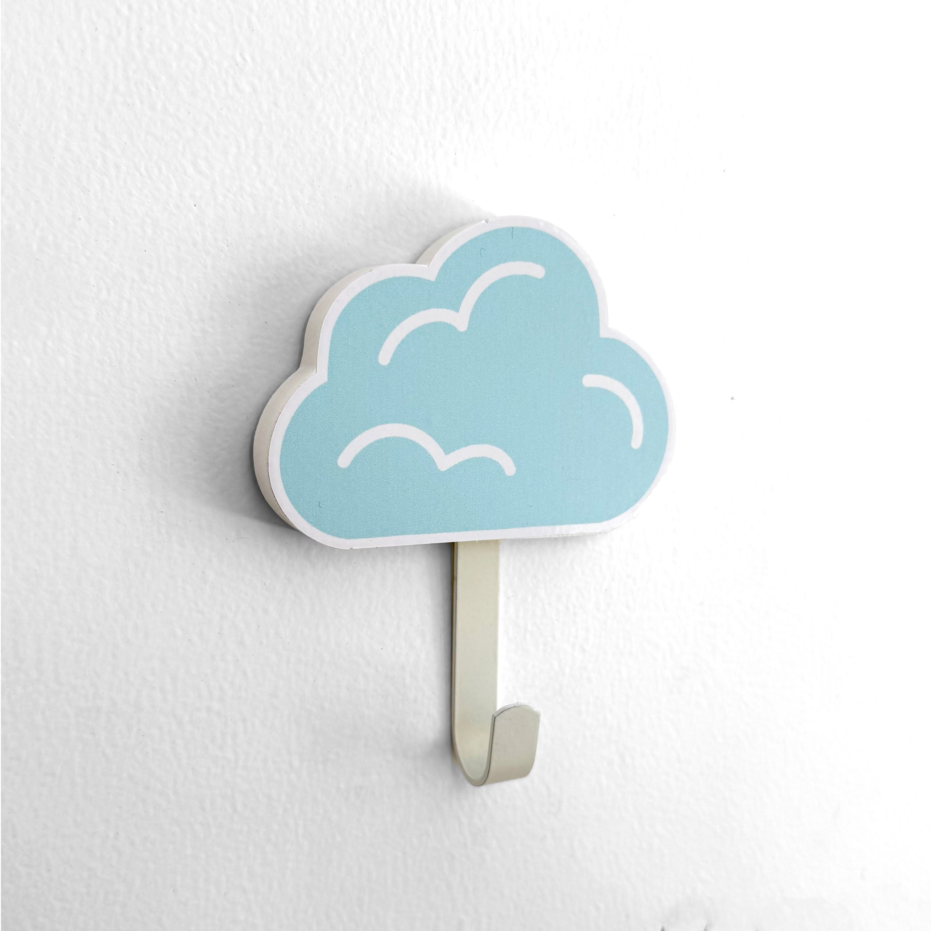 Blue Cloud Wall Hook