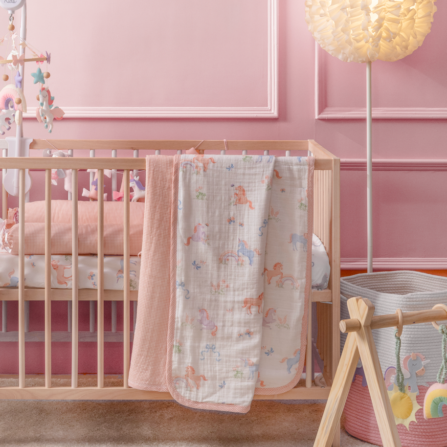 Unicorn Bows Muslin Dohar