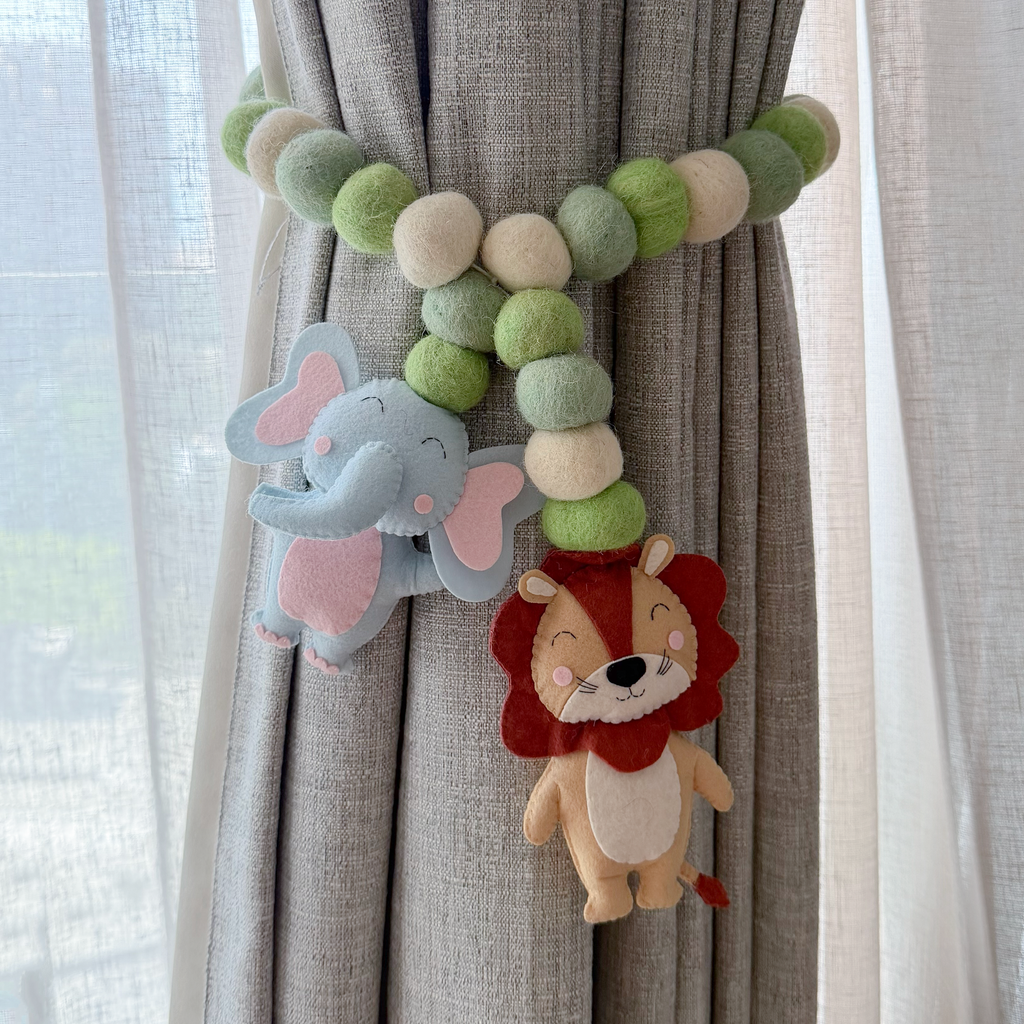 Safari Animals Curtain Ties