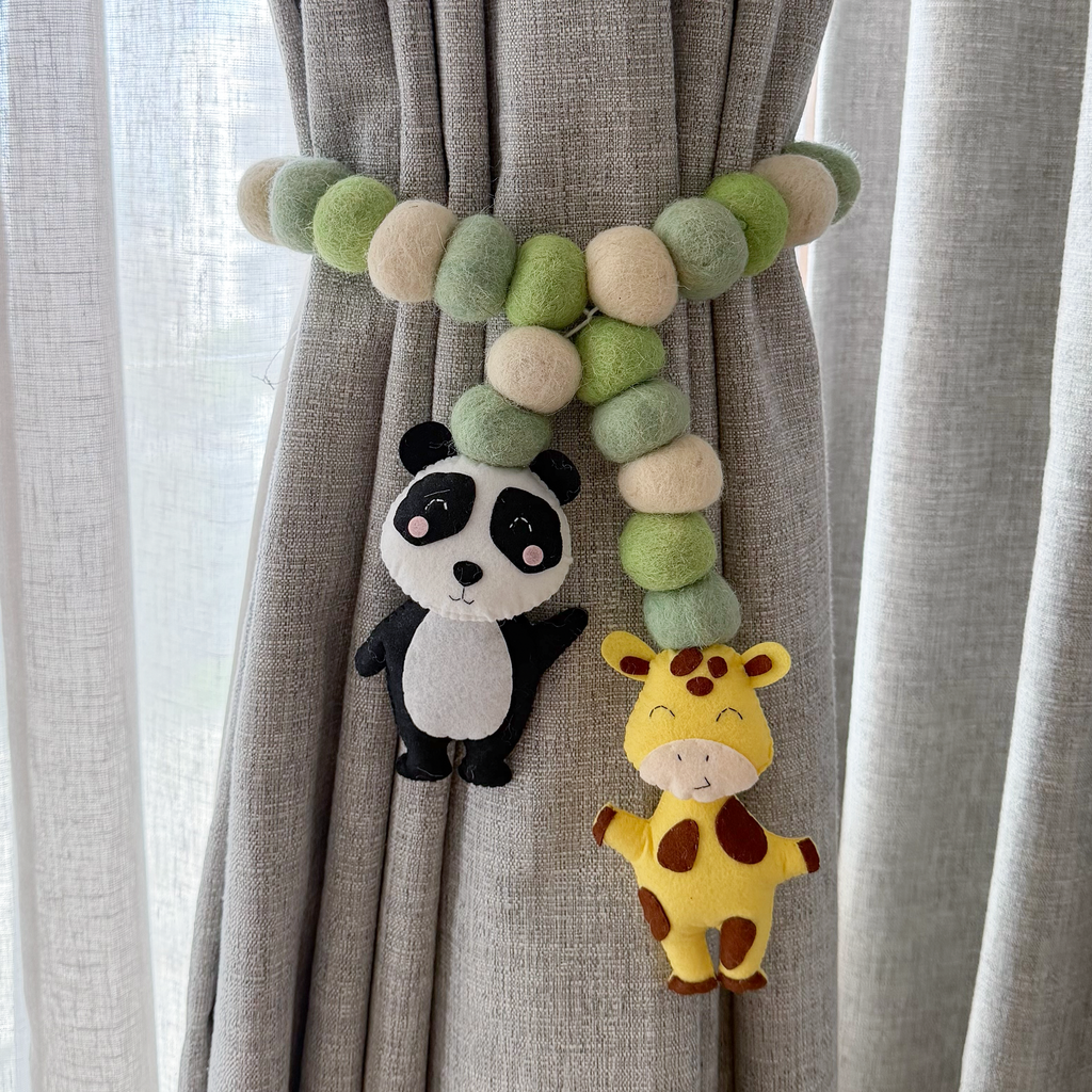 Safari Animals Curtain Ties