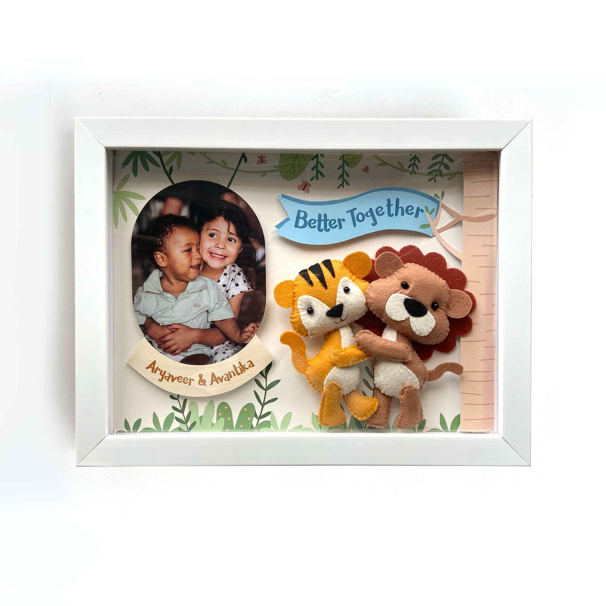 Jungle Animals Memory Frame