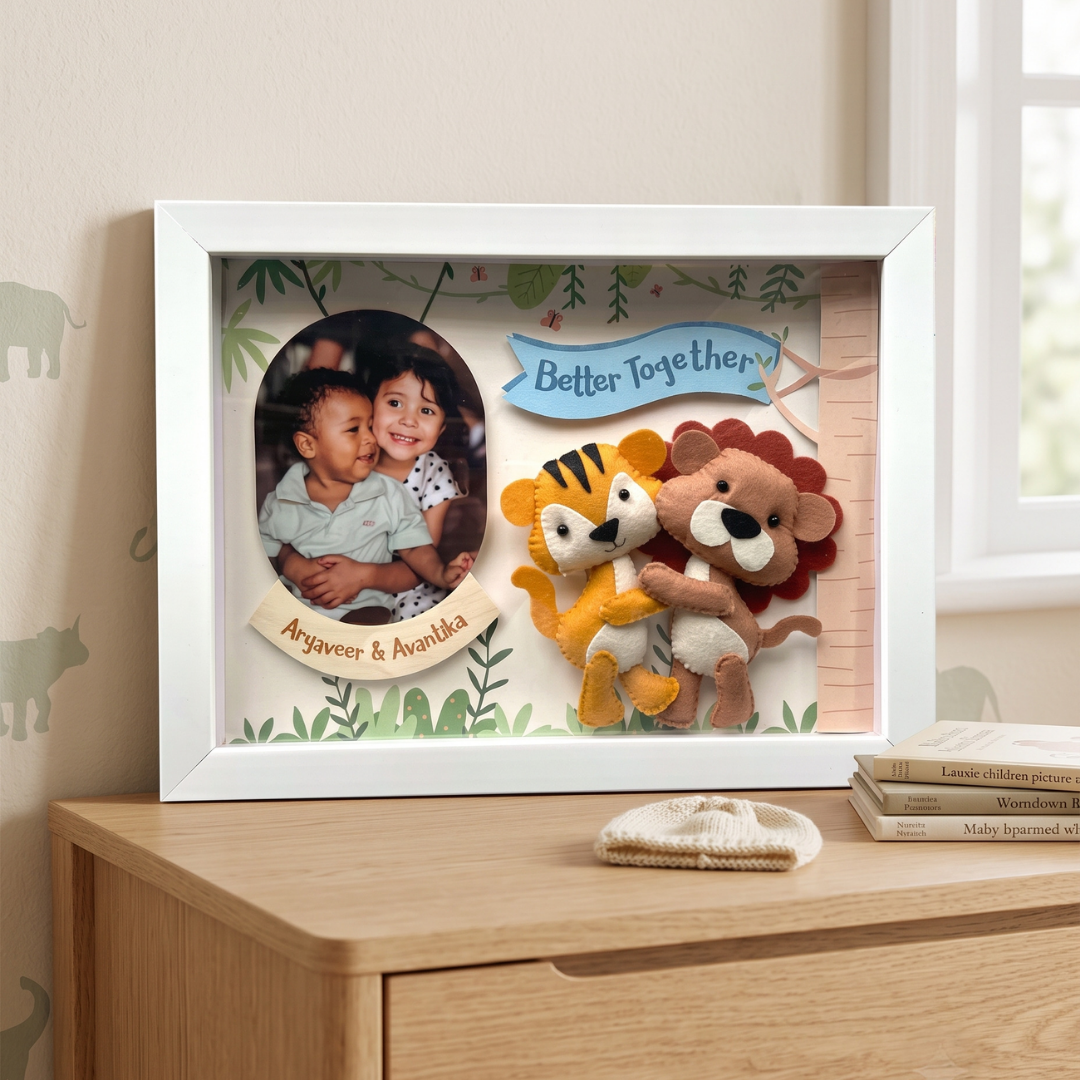 Jungle Animals Memory Frame