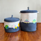 Solar System Navy Basket