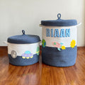 Solar System Navy Basket