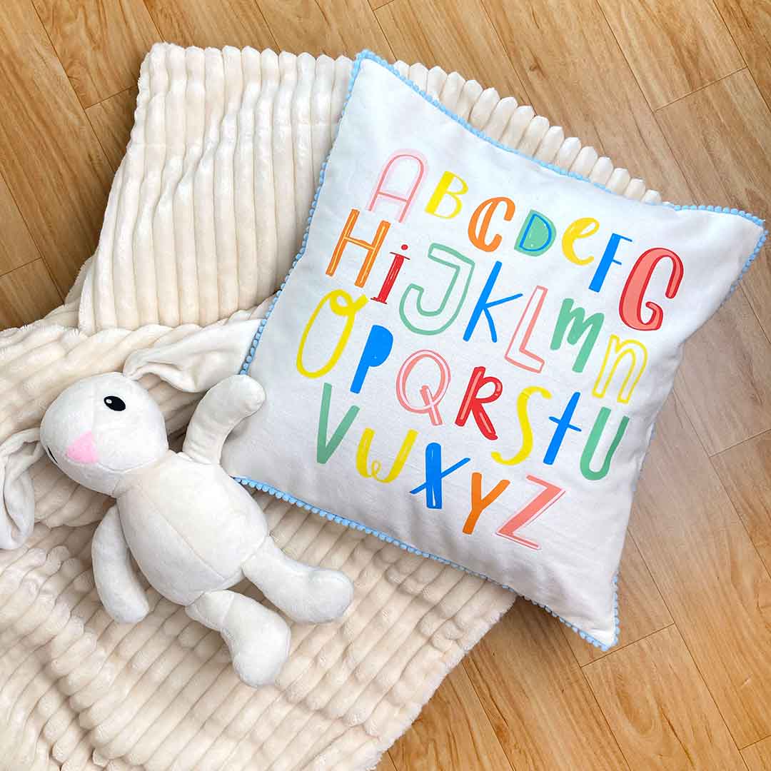 Z Alphabets Cushion