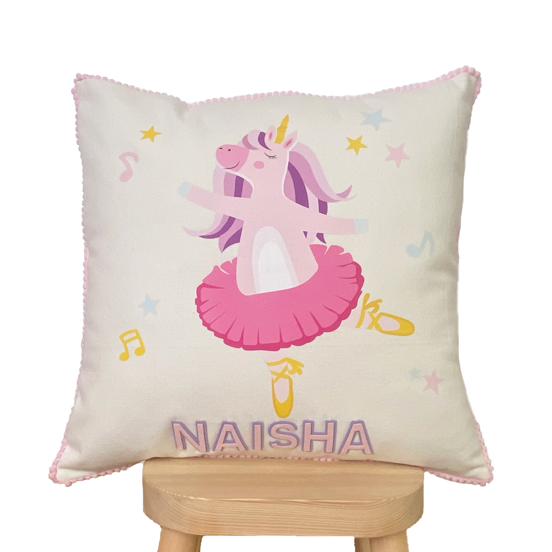 Throw Cushion Little Ballerina