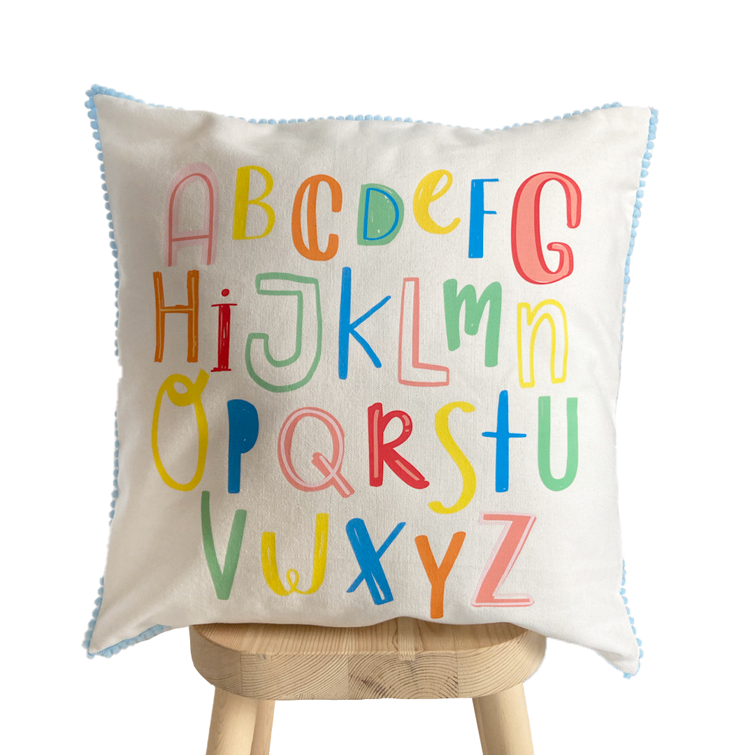 Z Alphabets Cushion