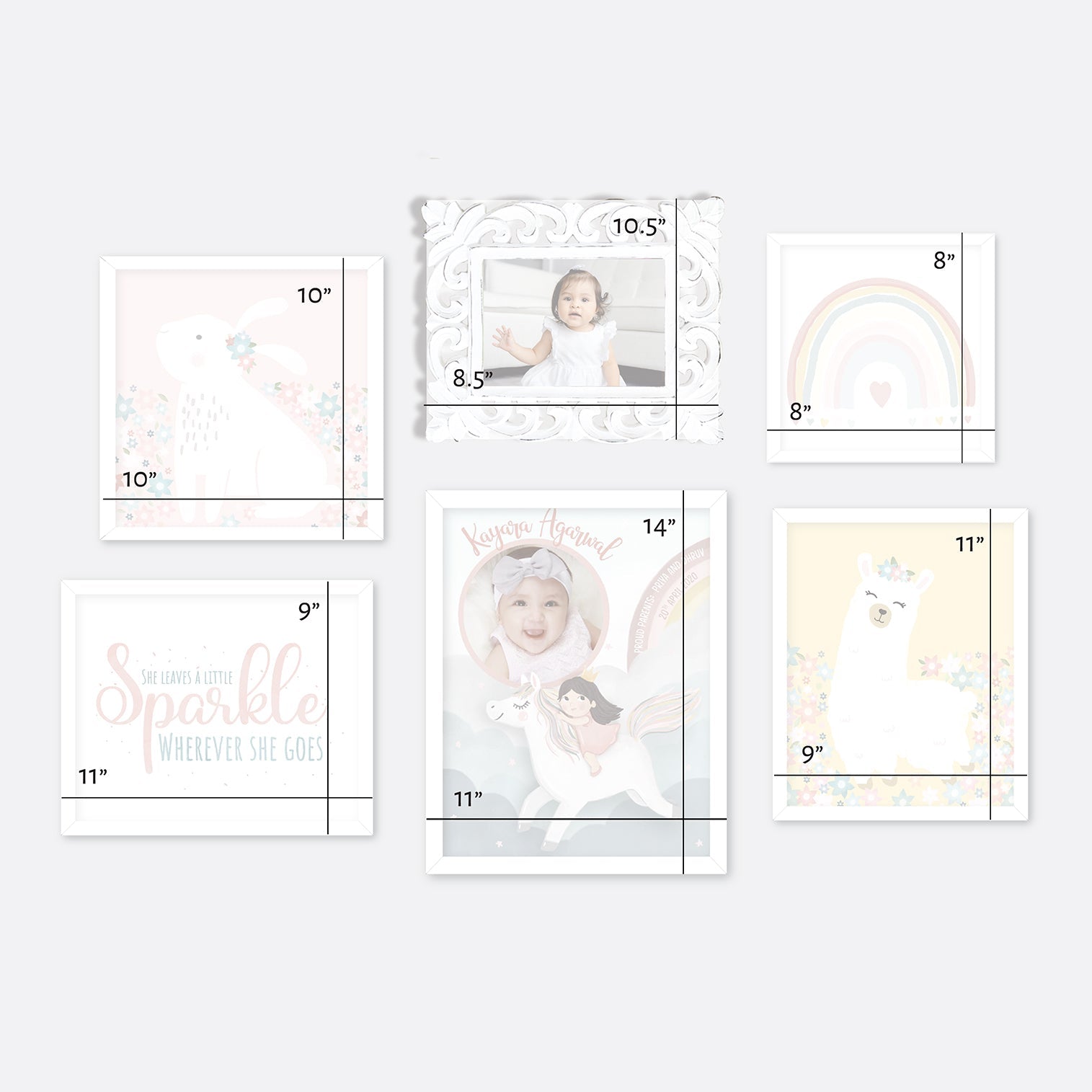 Unicorn Sparkles Wall Art