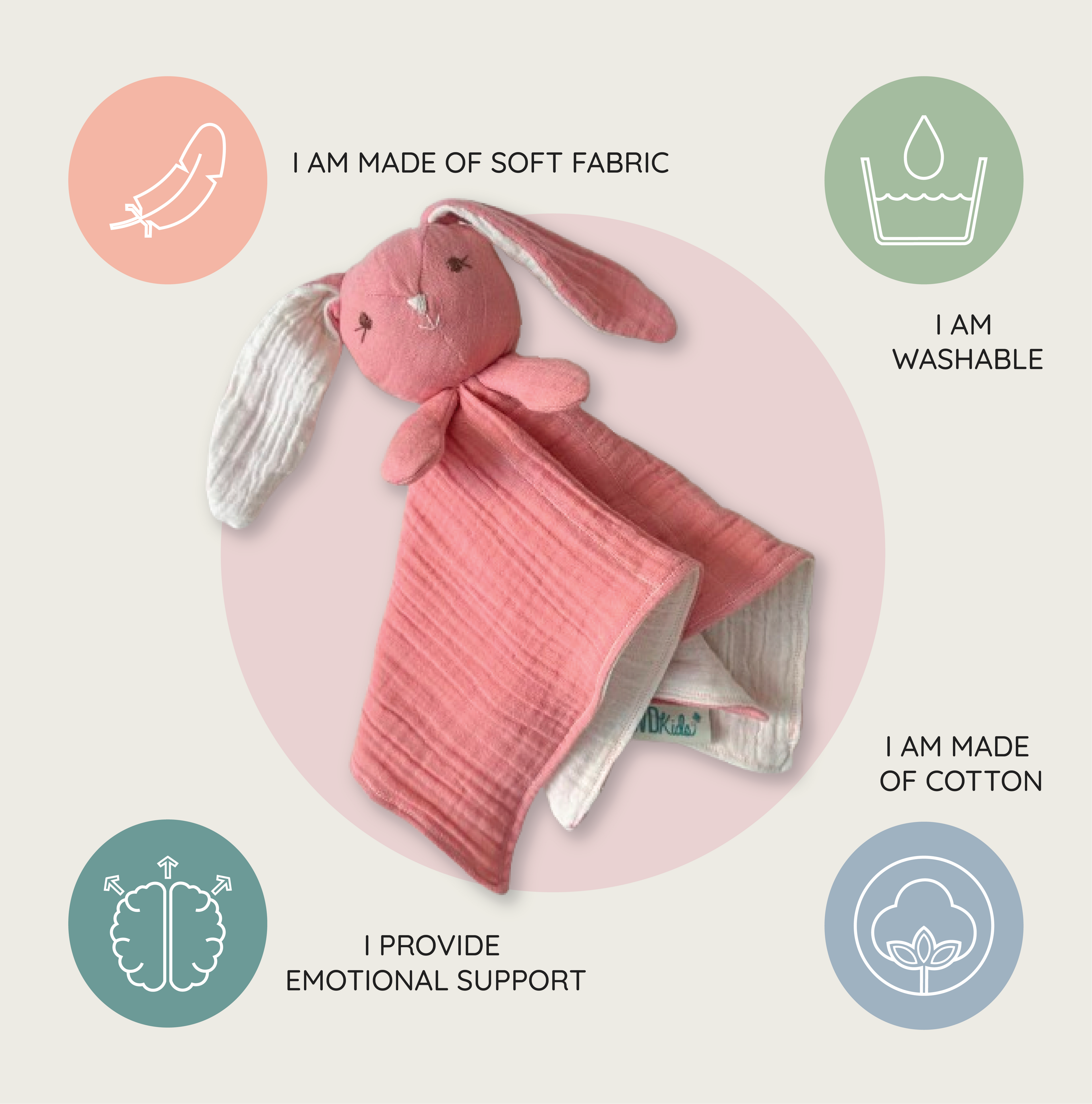 Bunny Cuddle Baby Toy