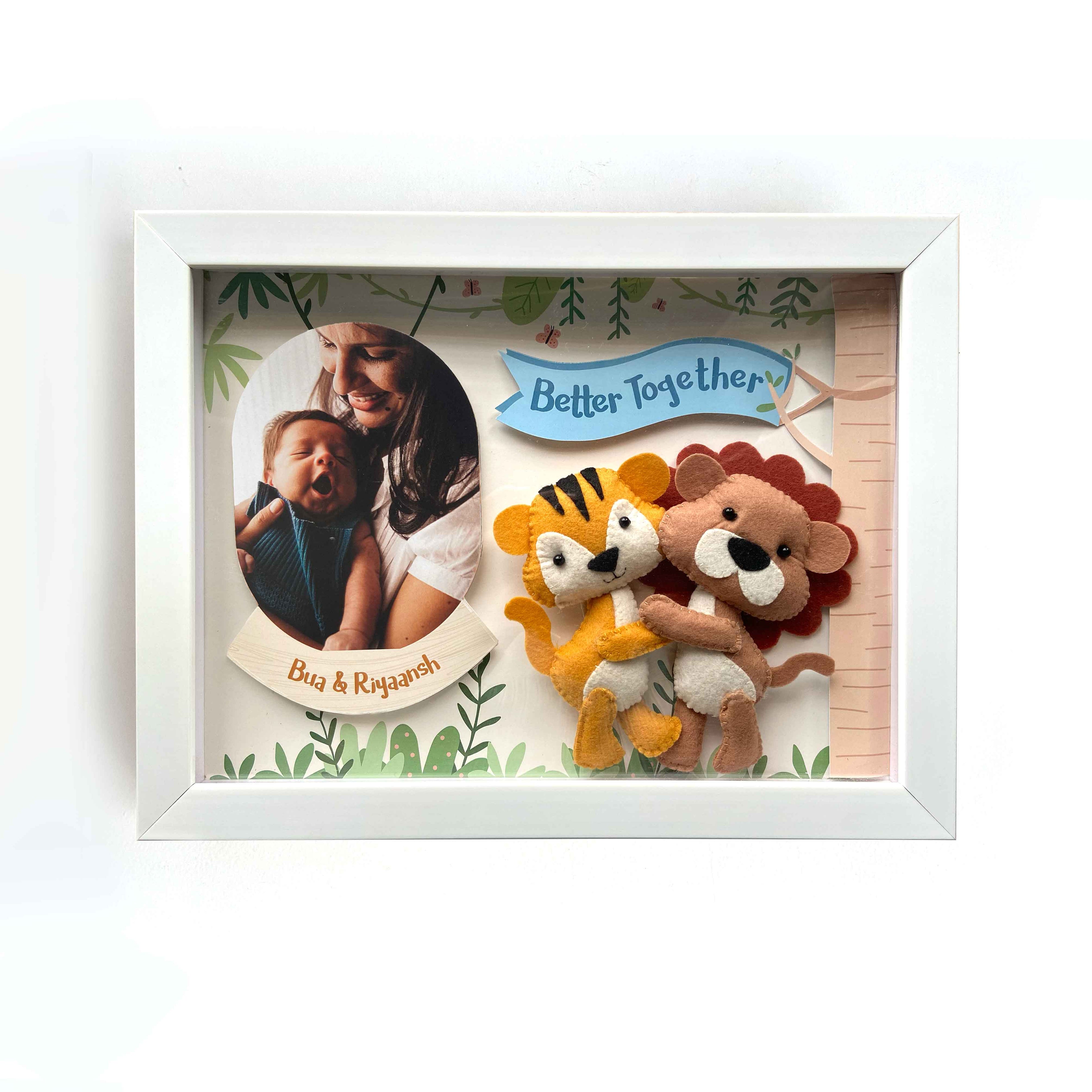 Jungle Animals Memory Frame
