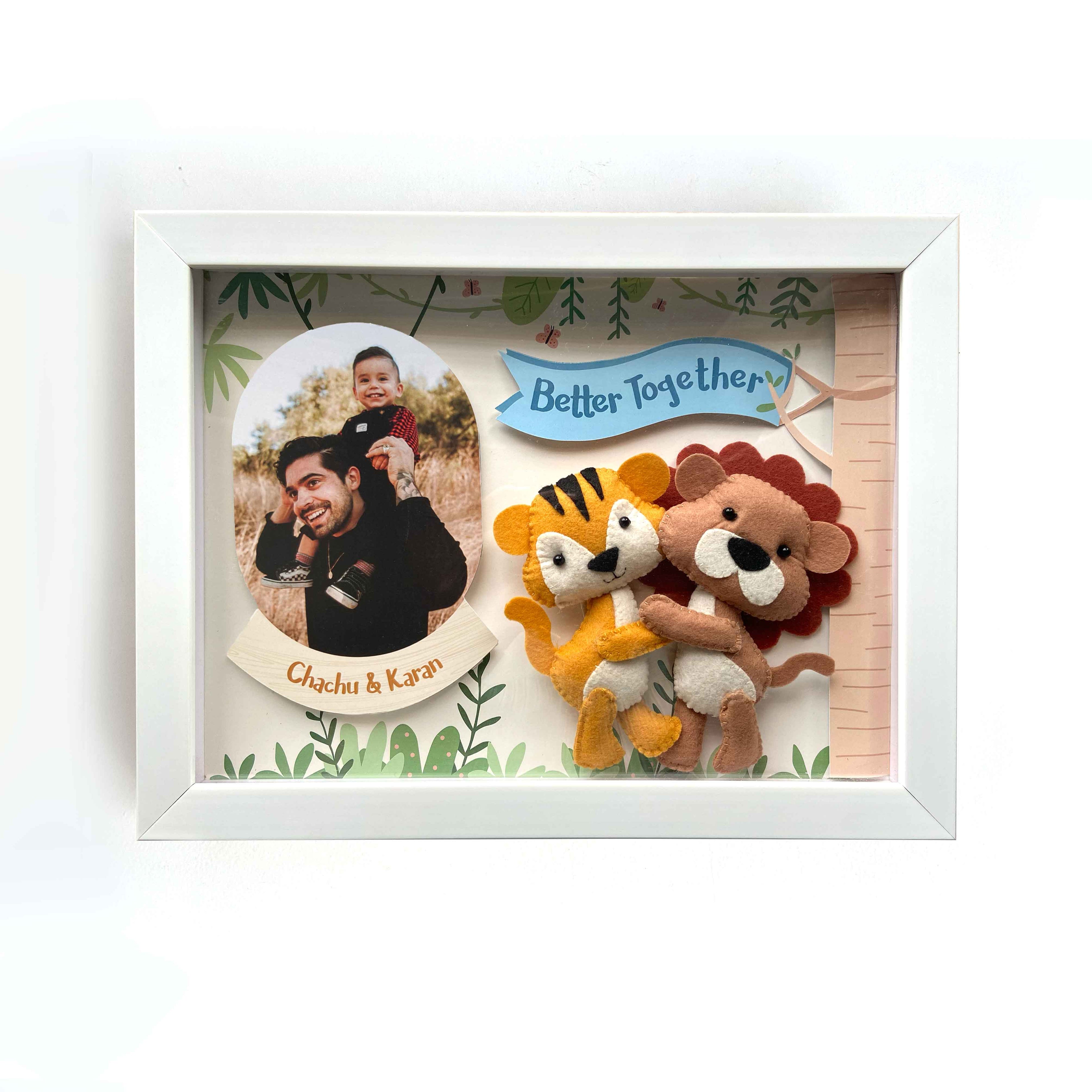 Jungle Animals Memory Frame