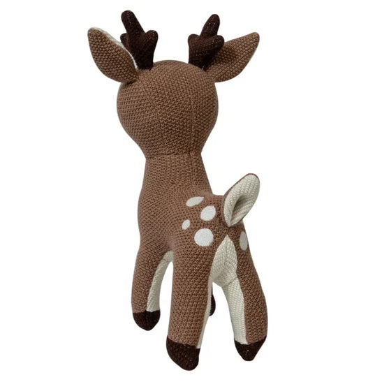 Deer Knitted Cotton Doll