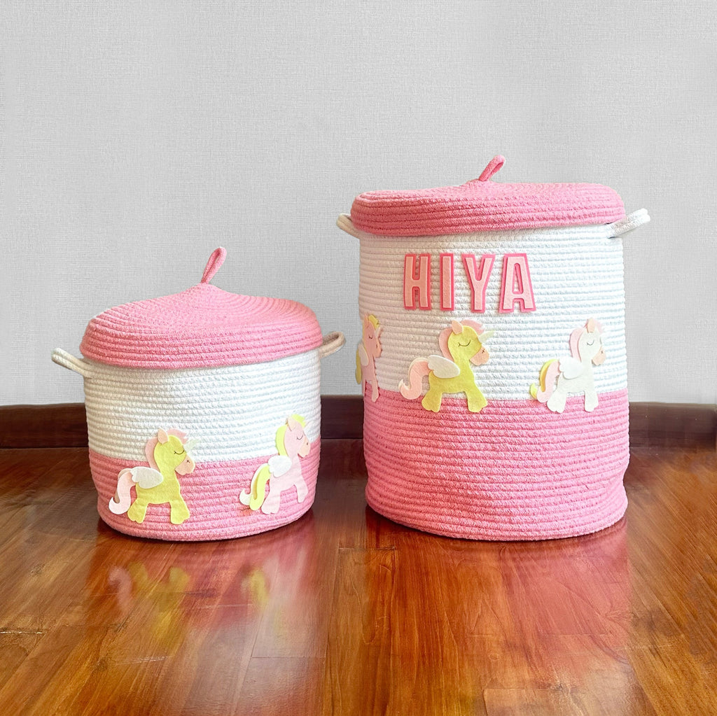 Little Unicorn Lid Basket