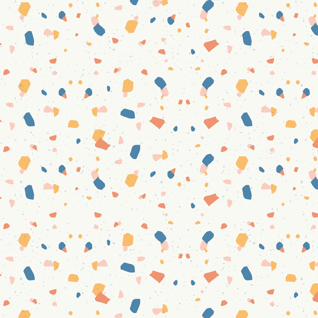 Terrazzo Marble Nursery Wallpaper