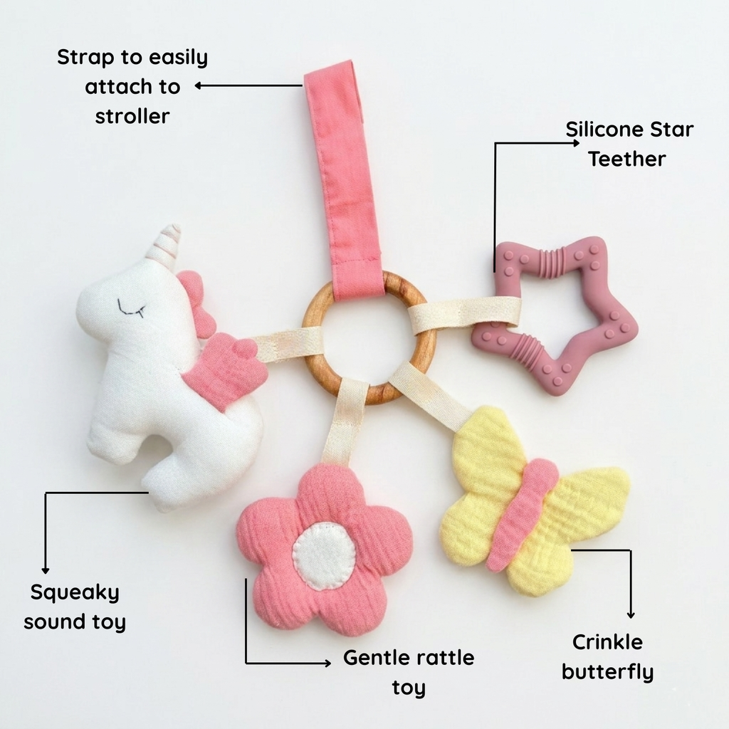 Sensory Toy Unicorn Teether